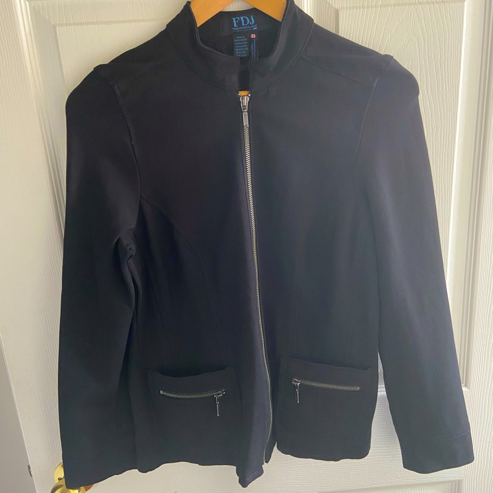 FDJ Zippered Front Blazer